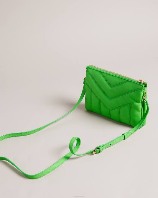 Ted Baker mujer 2ZFP807 bolsas bandolera acolchada ayasini verde