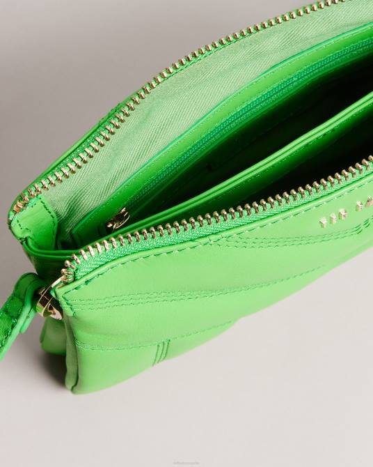 Ted Baker mujer 2ZFP807 bolsas bandolera acolchada ayasini verde