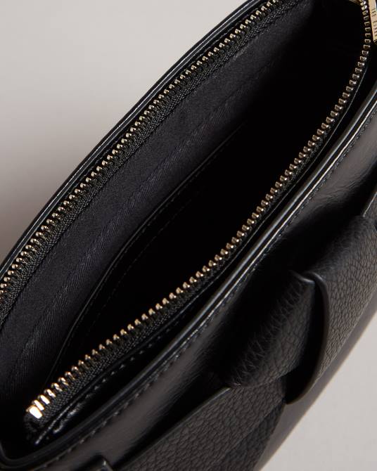 Ted Baker mujer 2ZFP810 bolsas bandolera jimsina de poliuretano con lazo negro