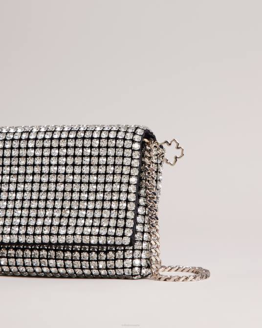 Ted Baker mujer 2ZFP813 bolsas bandolera con cristales gliteri plata