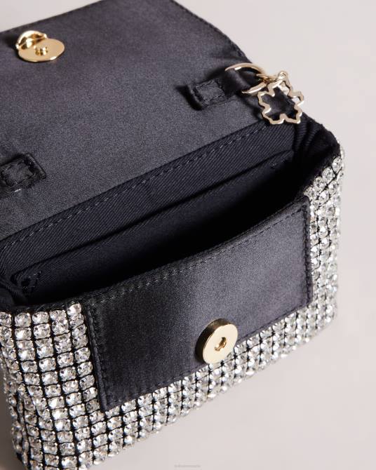 Ted Baker mujer 2ZFP813 bolsas bandolera con cristales gliteri plata