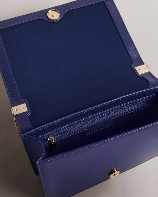 Ted Baker mujer 2ZFP814 bolsas bandolera jorjey con ojales y flores azul oscuro