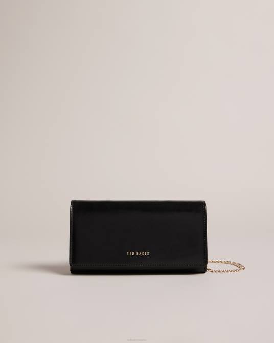 Ted Baker mujer 2ZFP817 bolsas bandolera liberta de piel metalizada negro