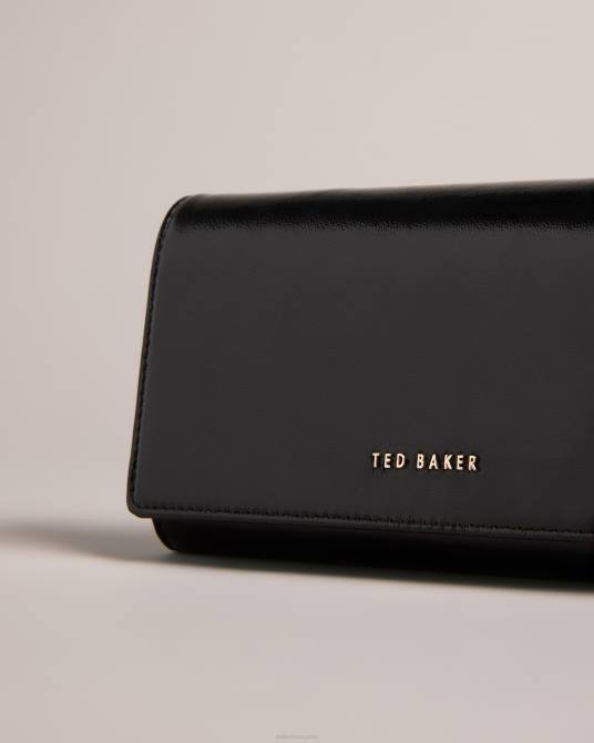 Ted Baker mujer 2ZFP817 bolsas bandolera liberta de piel metalizada negro