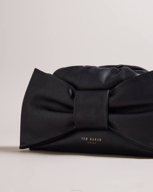 Ted Baker mujer 2ZFP721 bolsas bolso de mano niasa con detalle de lazo negro