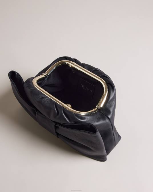 Ted Baker mujer 2ZFP721 bolsas bolso de mano niasa con detalle de lazo negro