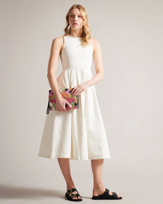 Ted Baker mujer 2ZFP812 bolsas magnoly bolso de mano con estampado magnolia rosa