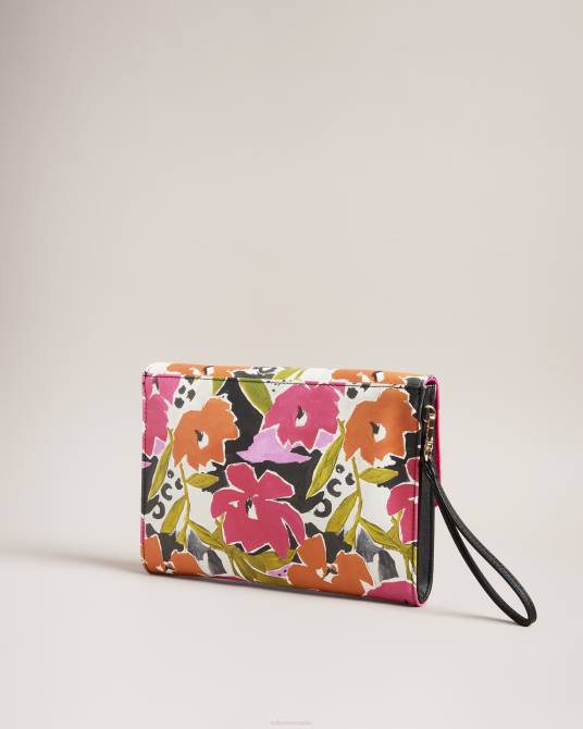 Ted Baker mujer 2ZFP812 bolsas magnoly bolso de mano con estampado magnolia rosa