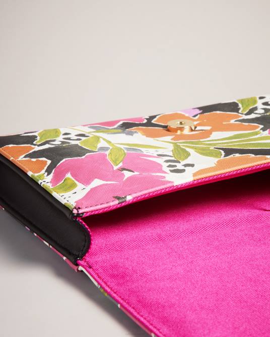 Ted Baker mujer 2ZFP812 bolsas magnoly bolso de mano con estampado magnolia rosa