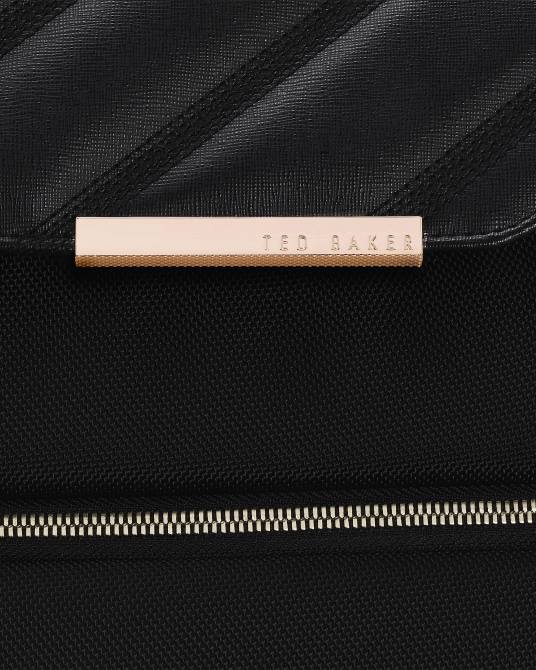 Ted Baker mujer 2ZFP815 bolsas maletín de negocios con ruedas adeila softside negro