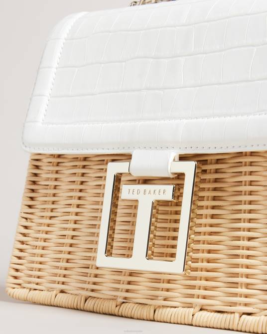 Ted Baker mujer 2ZFP698 bolsas bolso cesta jaylisi imitación cocodrilo crudo