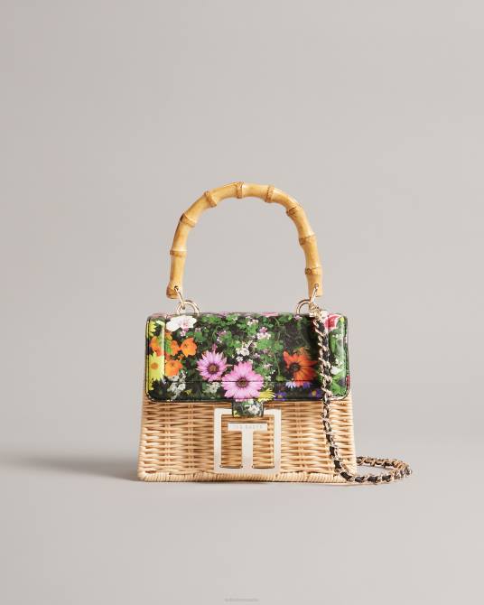 Ted Baker mujer 2ZFP715 bolsas bolso canasto jaysisa mini estampado negro