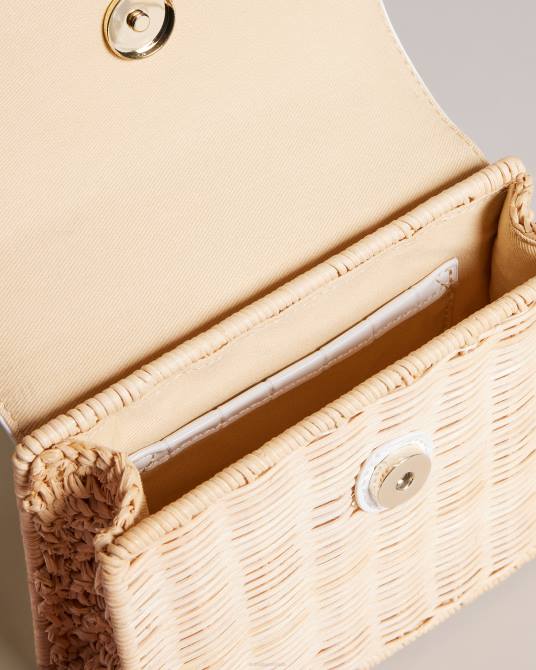 Ted Baker mujer 2ZFP717 bolsas bolso canasto jaynina mini imitación cocodrilo crudo