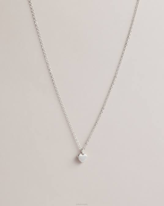 Ted Baker mujer 2ZFP1006 joyas collar con colgante de corazón hara color plata
