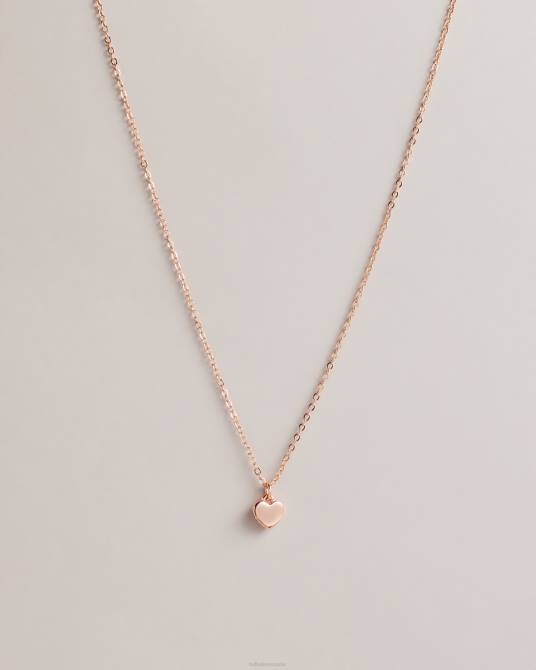 Ted Baker mujer 2ZFP1014 joyas collar con colgante de corazón hara color oro rosa