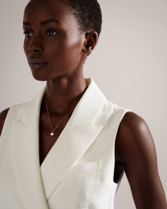 Ted Baker mujer 2ZFP1014 joyas collar con colgante de corazón hara color oro rosa