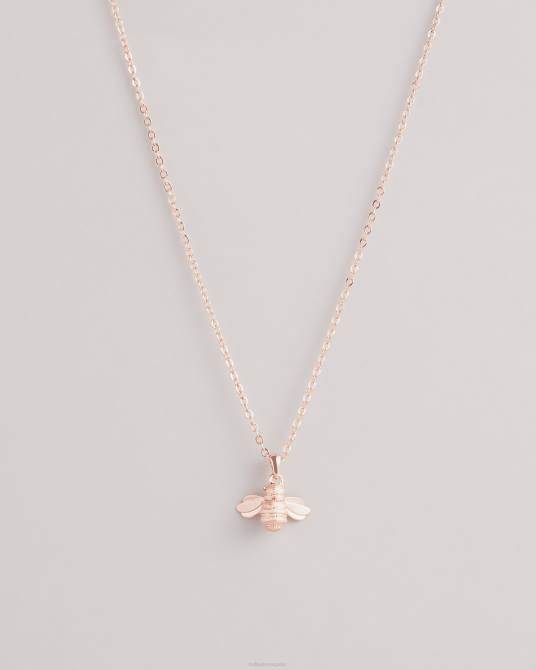Ted Baker mujer 2ZFP1027 joyas collar con colgante de abejorro bellema color oro rosa