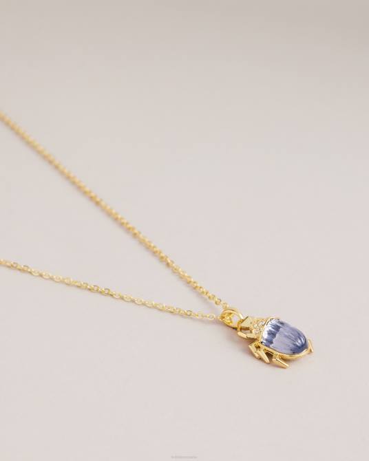Ted Baker mujer 2ZFP1072 joyas collar con colgante de insecto del amor luban color dorado