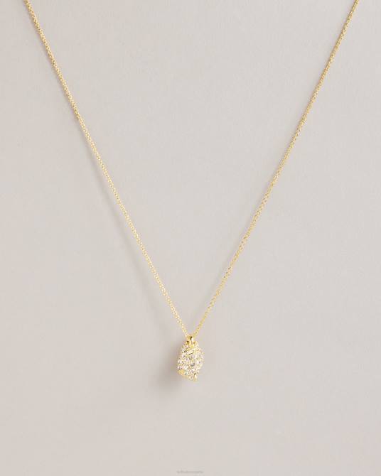 Ted Baker mujer 2ZFP1106 joyas collar con colgante de concha de cristal sorayaa color dorado