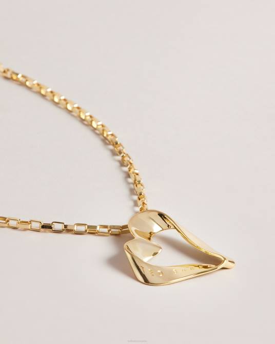 Ted Baker mujer 2ZFP1110 joyas collar con colgante de corazón infinito mareka color dorado
