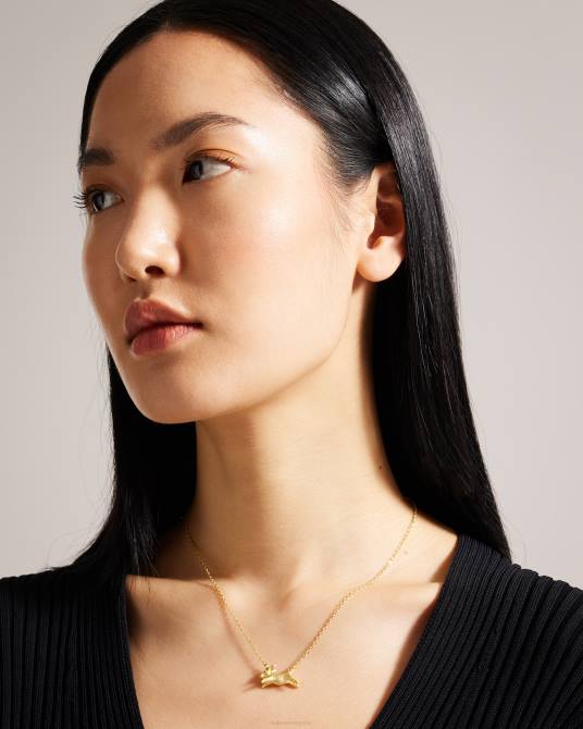 Ted Baker mujer 2ZFP1118 joyas collar con colgante de conejo rabsa color dorado