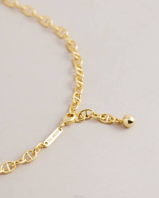 Ted Baker mujer 2ZFP973 joyas collar llamativo de conchas en espiral srenety color dorado