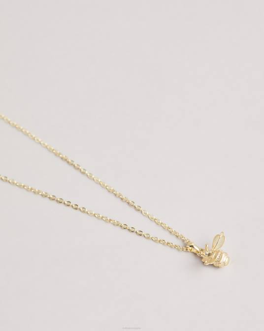 Ted Baker mujer 2ZFP994 joyas collar con colgante de abejorro bellema color dorado