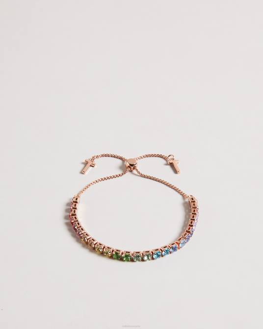 Ted Baker mujer 2ZFP1030 joyas pulsera deslizante de cristal con icono de melrah multicolor