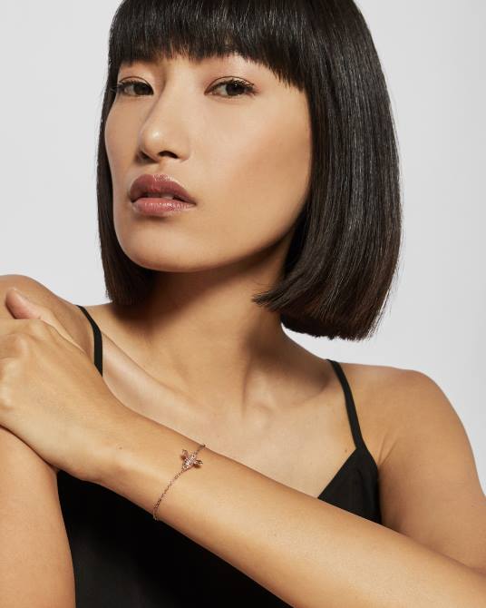 Ted Baker mujer 2ZFP1050 joyas pulsera de abejorro beedina color oro rosa