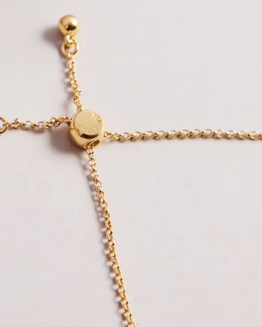 Ted Baker mujer 2ZFP1066 joyas pulsera con dije de carta de amor de Larsela rojo