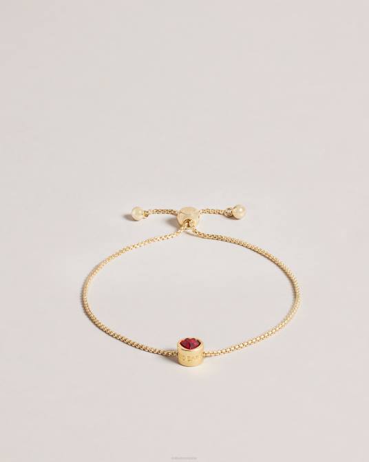 Ted Baker mujer 2ZFP977 joyas pulsera de corazón de cristal harock rojo