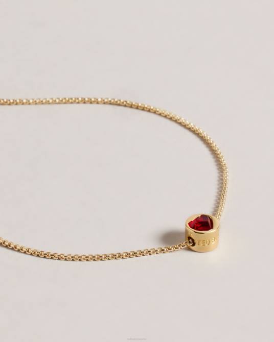 Ted Baker mujer 2ZFP977 joyas pulsera de corazón de cristal harock rojo