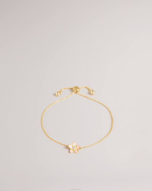 Ted Baker mujer 2ZFP982 joyas pulsera trenzada de flores pl-rosa