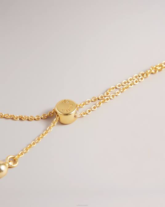 Ted Baker mujer 2ZFP982 joyas pulsera trenzada de flores pl-rosa