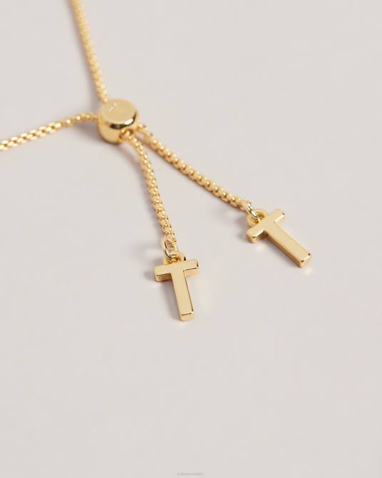 Ted Baker mujer 2ZFP992 joyas pulsera deslizante de cristal con icono de melrah color dorado