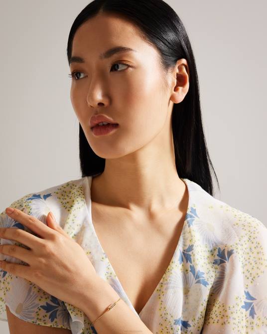 Ted Baker mujer 2ZFP995 joyas pulsera con cordón y gemas glorii pl-rosa