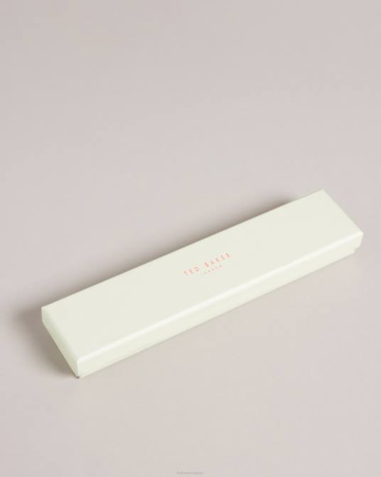 Ted Baker mujer 2ZFP997 joyas pulsera parkah de doble hebra con perlas de cristal color dorado