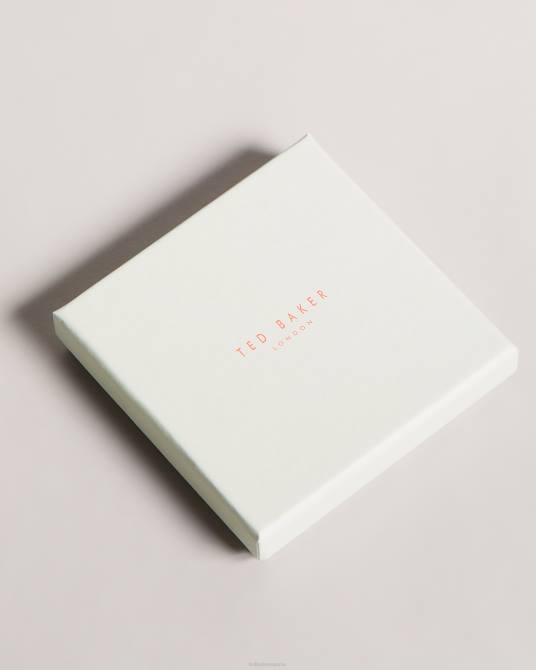 Ted Baker mujer 2ZFP1021 joyas aretes colgantes tipo argolla con cristales crissty color oro rosa