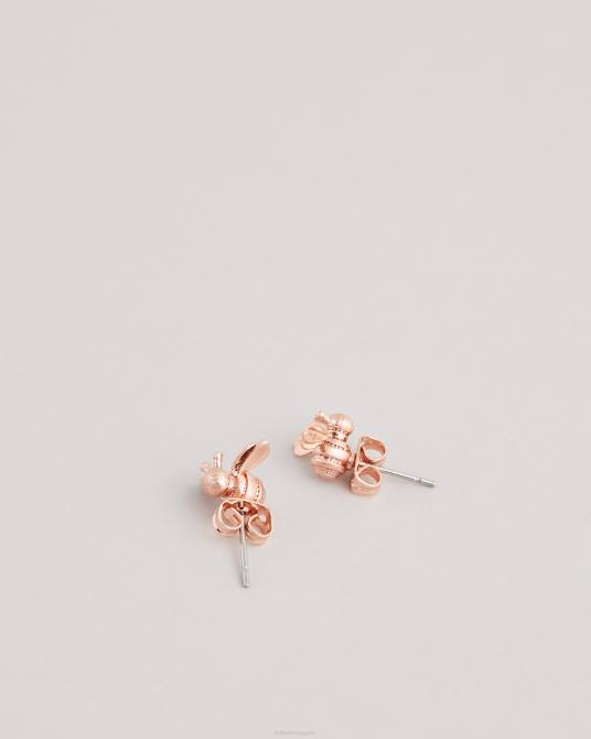 Ted Baker mujer 2ZFP1070 joyas pendientes de abeja beelii color oro rosa
