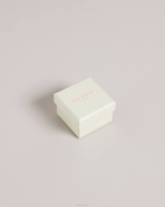 Ted Baker mujer 2ZFP1084 joyas pendientes con forma de corazón de cristal rojo