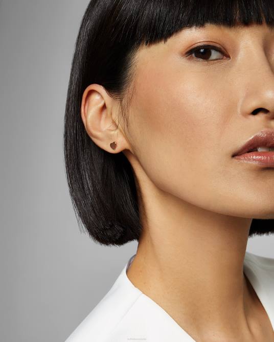 Ted Baker mujer 2ZFP1091 joyas pendientes de corazón harly color oro rosa