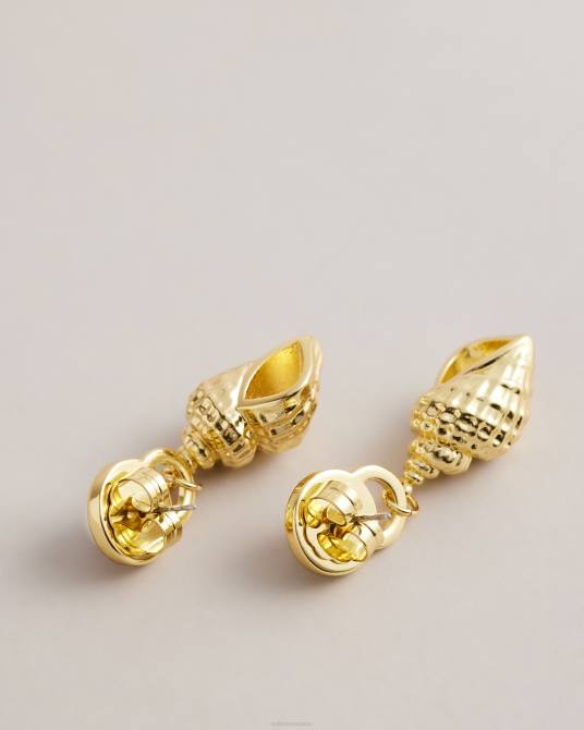 Ted Baker mujer 2ZFP1126 joyas pendientes colgantes de concha en espiral solele color dorado