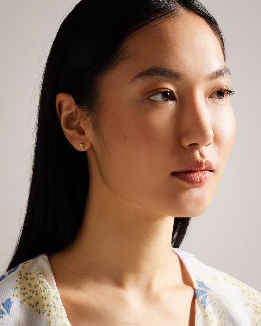 Ted Baker mujer 2ZFP971 joyas arete con barra y gemas de Georg pl-rosa