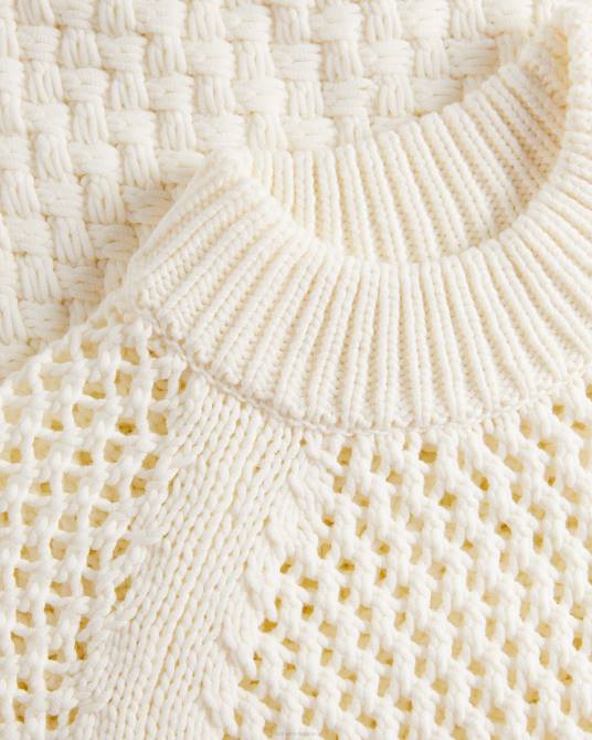 Ted Baker mujer 2ZFP400 ropa camiseta sin mangas con punto de cesta de stena blanco