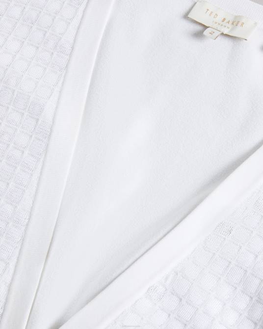 Ted Baker mujer 2ZFP156 ropa cárdigan tejido con detalle de lentejuelas Baliner blanco