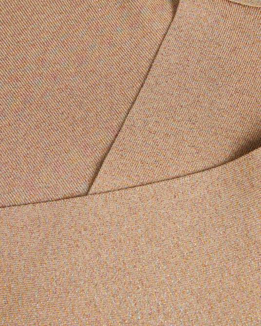 Ted Baker mujer 2ZFP110 ropa top de punto cruzado de corte slim eloisy Rosado oscuro