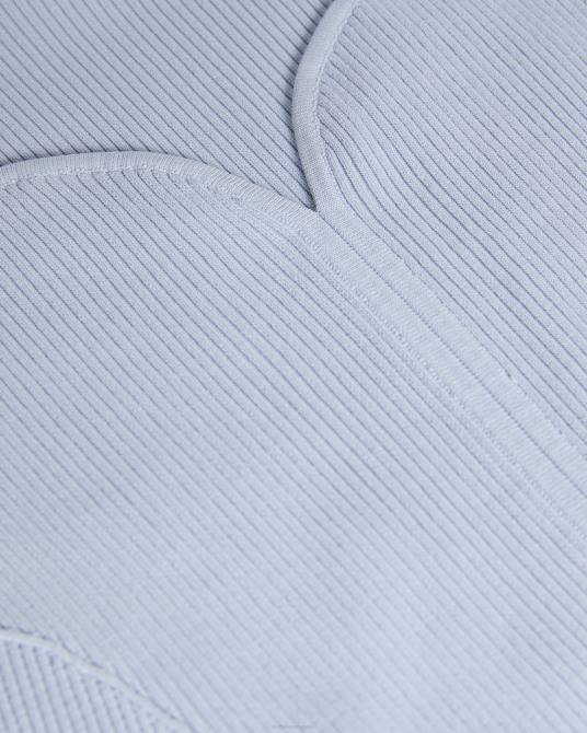 Ted Baker mujer 2ZFP436 ropa top helenh de punto con escote corazón bebe azul