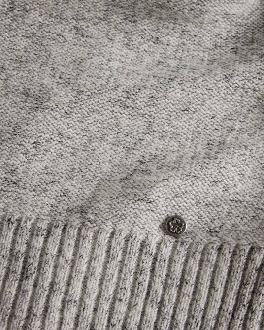 Ted Baker mujer 2ZFP354 ropa suéter noryah de manga larga con cuello en v marga gris