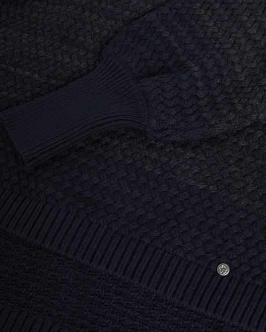 Ted Baker mujer 2ZFP403 ropa jersey tipo túnica con punto de cesta eyeris negro