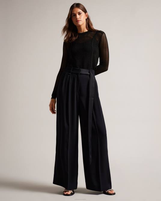 Ted Baker mujer 2ZFP437 ropa suéter texturizado de corte slim roshila negro